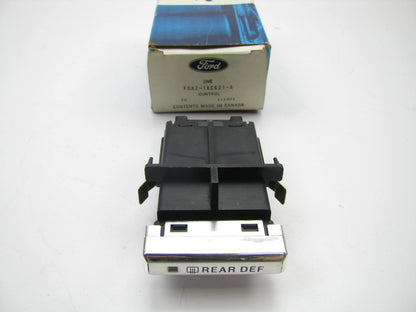 NEW GENUINE OEM Ford F0AZ-18C621-A Rear Defroster Switch F1AB-19A328-AA