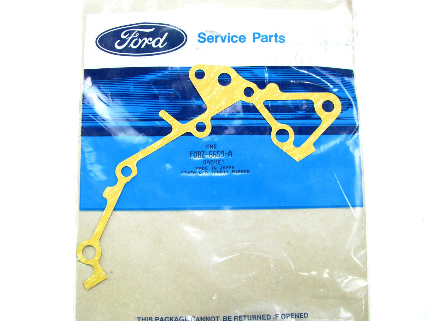 Genuine OEM Ford F0BZ-6659-A Engine Oil Pump Gasket