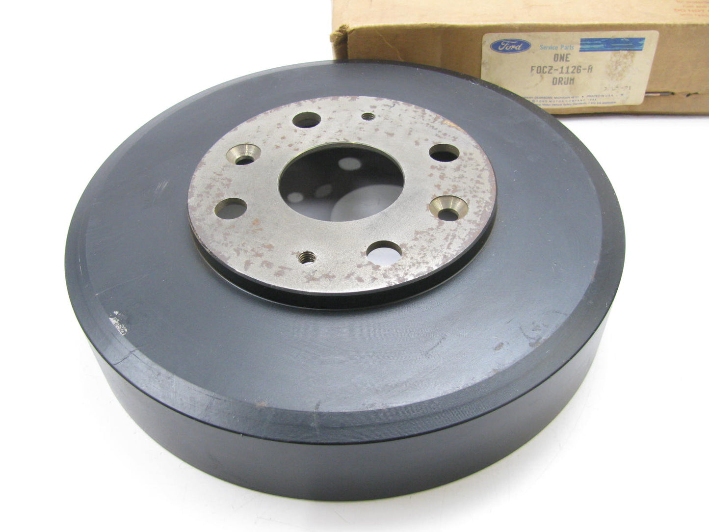 (1) NEW GENUINE Rear Brake Drum OEM Ford F0CZ-1126-A  1991-1992 Escort Tracer