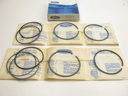 DOES (2) PISTONS ONLY - OEM Ford 1.9L SOHC Piston Rings 0.020'' Size F0CZ-6148-B