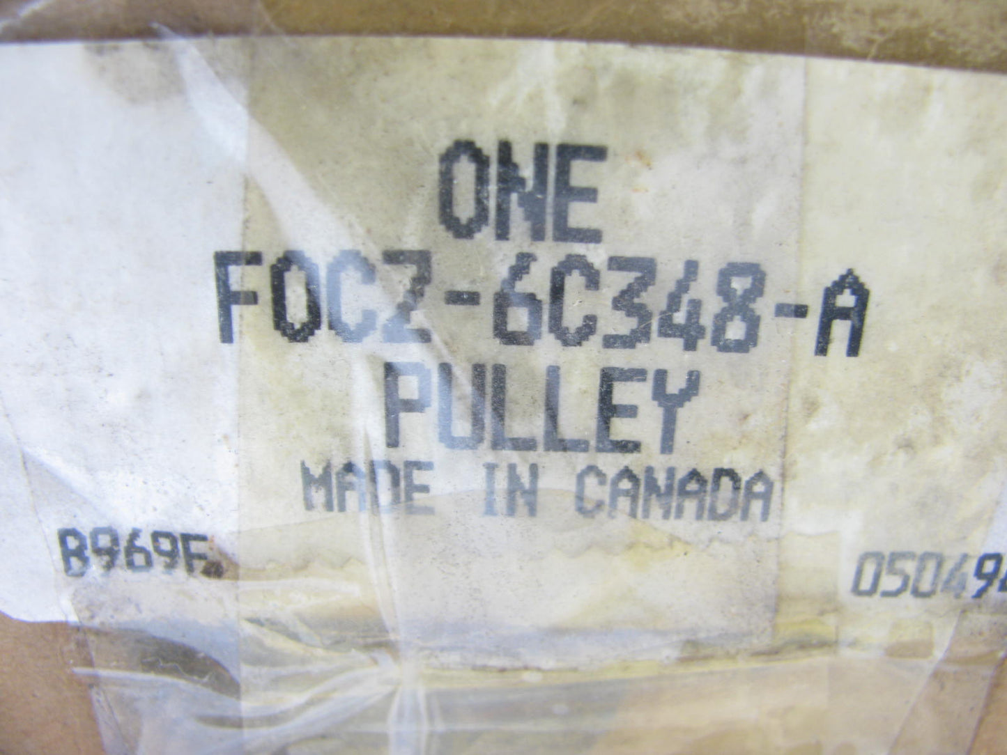 NEW - OEM Ford F0CZ-6C348-A Serpentine Belt Idler Pulley