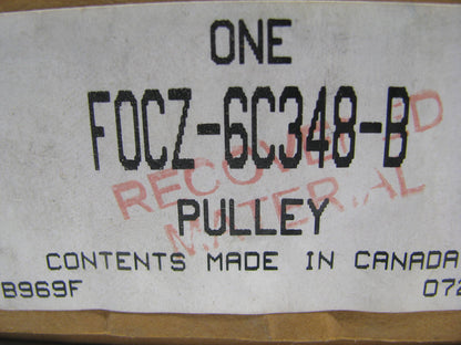 NEW - OEM Ford F0CZ-6C348-B Accessory Drive Belt Tensioner Pulley