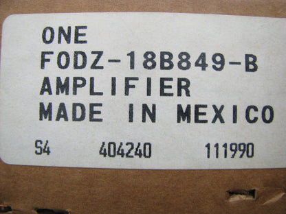 NEW GENUINE OEM Ford F0DZ-18B849-B Radio Amplifier F1DF-18C808-AA 90-91 Taurus