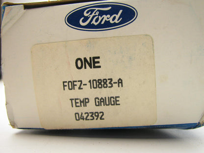 NOS OEM Ford F0FZ-10883-A Water Temp Gauge - 1990-1991 Escort Tracer W/O TACH.