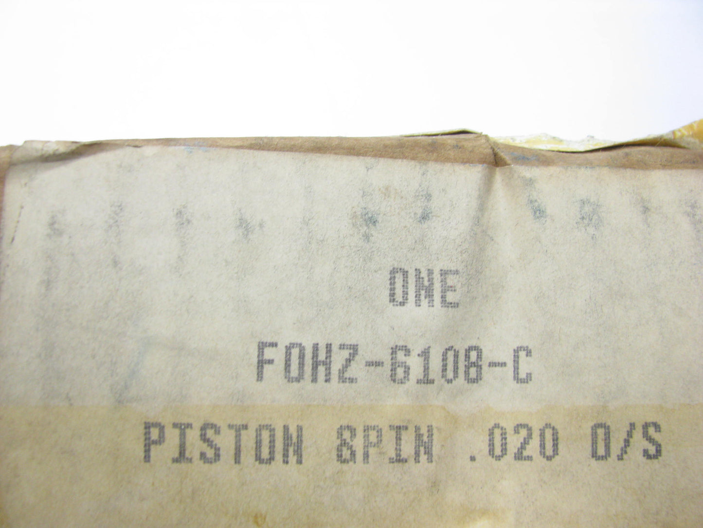 NEW - OEM Ford F0HZ-6108-C Engine Piston .020'' 1989-1990 FTO Diesel 270 HP