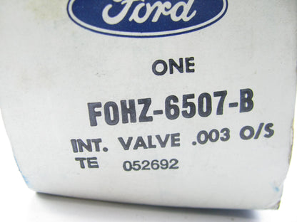 NEW - OEM Ford F0HZ-6507-B Intake Valve .003'' 1987-1994 6.6L 7.8L-L6 FTO Diesel