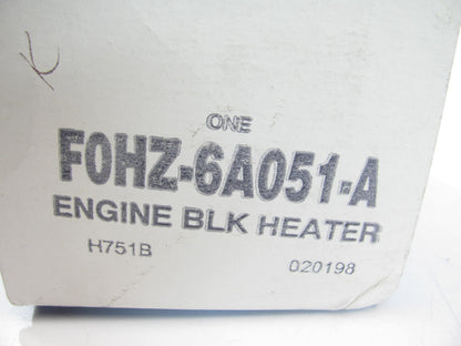 F0HZ-6A051-A Engine Block Heater Element 1250W 120V 90-UP Ford HEAVY DUTY TRUCKS
