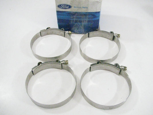 (4) NEW - OEM Ford F0HZ-6K786-C Charger Air Cooler Tube Clamp - 3176 3406 Diesel