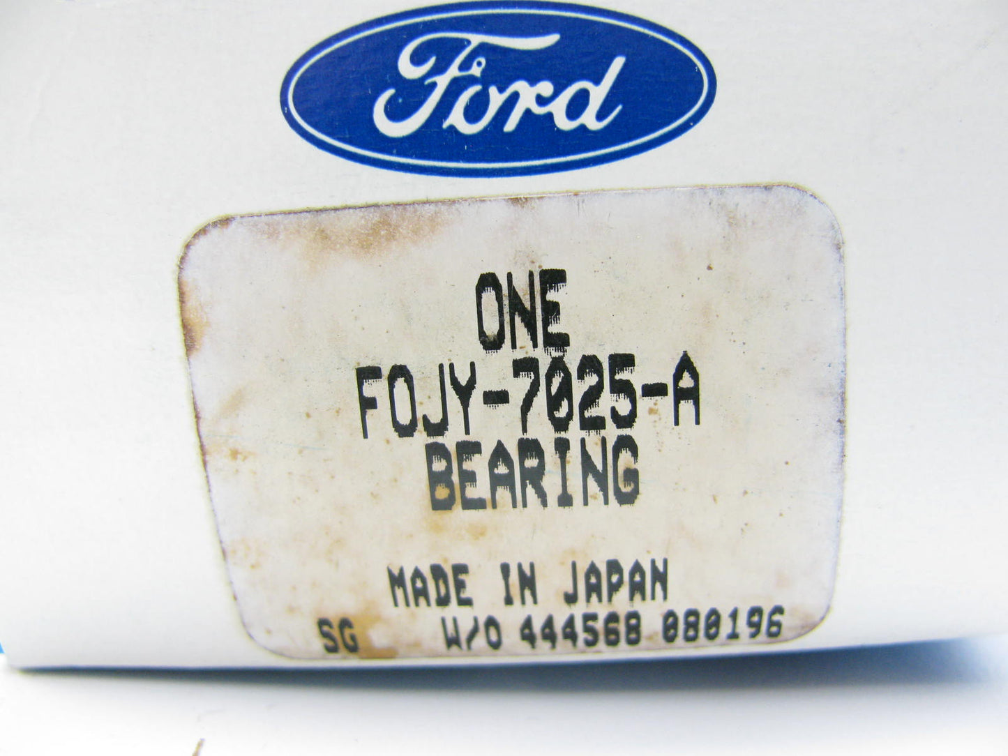 NEW - OEM Ford F0JY-7025-A Manual Transmissions Input Shaft Bearing - Front