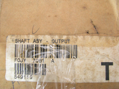 NEW - OEM Ford F0JY-7061-A Manual Transaxle Output Shaft 91-94 Mercury Capri MTX