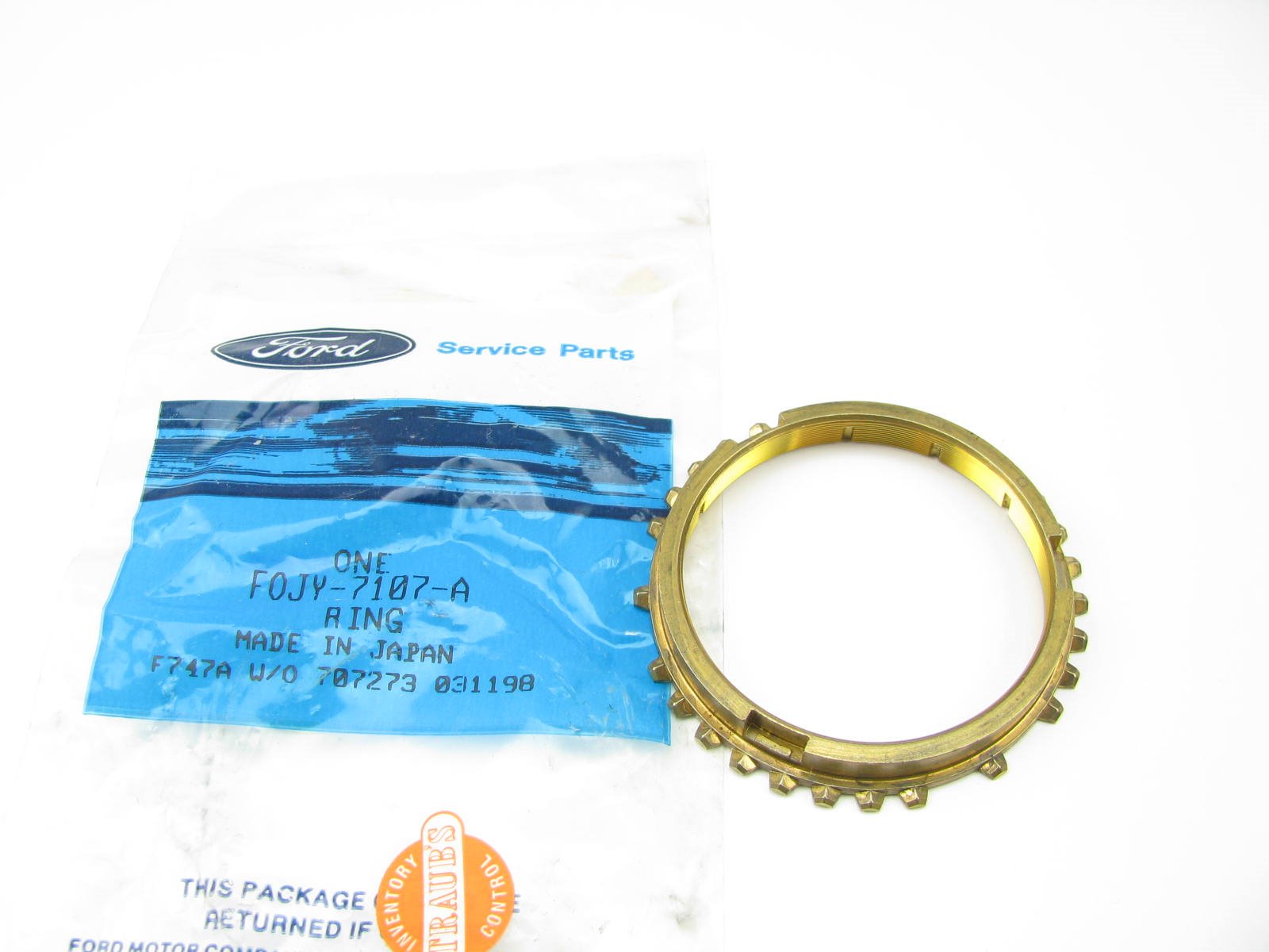 Ford F0JY-7107-A 5th Speed Synchronizer Blocking Ring 1991-94 Mercury ...