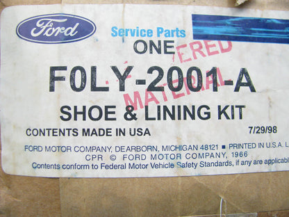 New OEM Front Disc Brake Pads For 90-92 Lincoln Mark VII F0LY-2001-A