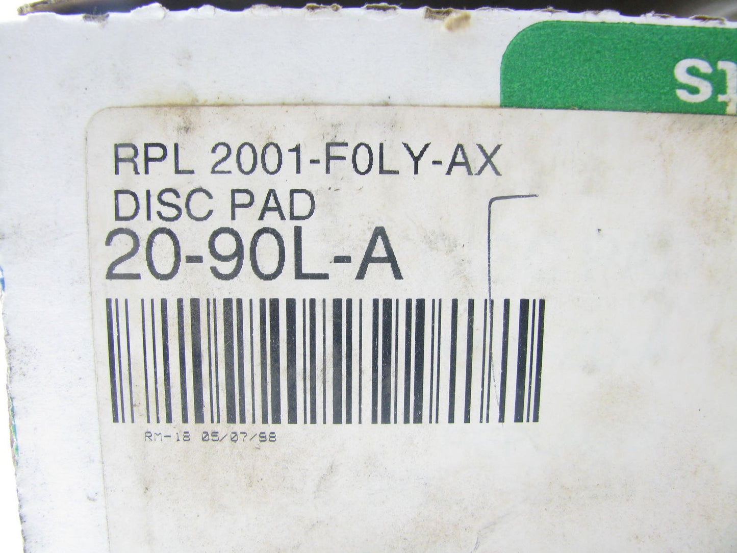 RELINED - OEM Ford F0LY-2001-AX FRONT Disc Brake Pads