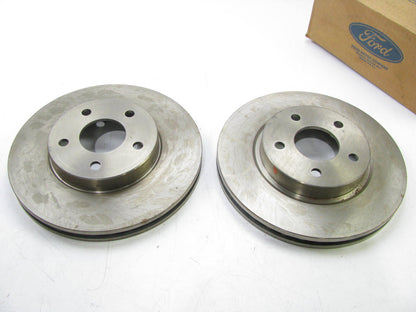 (2) GENUINE OEM Ford F0SZ-1L104-A Front Disc Brake Rotors PAIR 89-90 Thunderbird