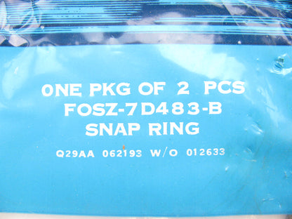 (2) NEW - OEM Ford F0SZ-7D483-B Forward Clutch Snap Ring 0.076'' AOD AODE 4R70W