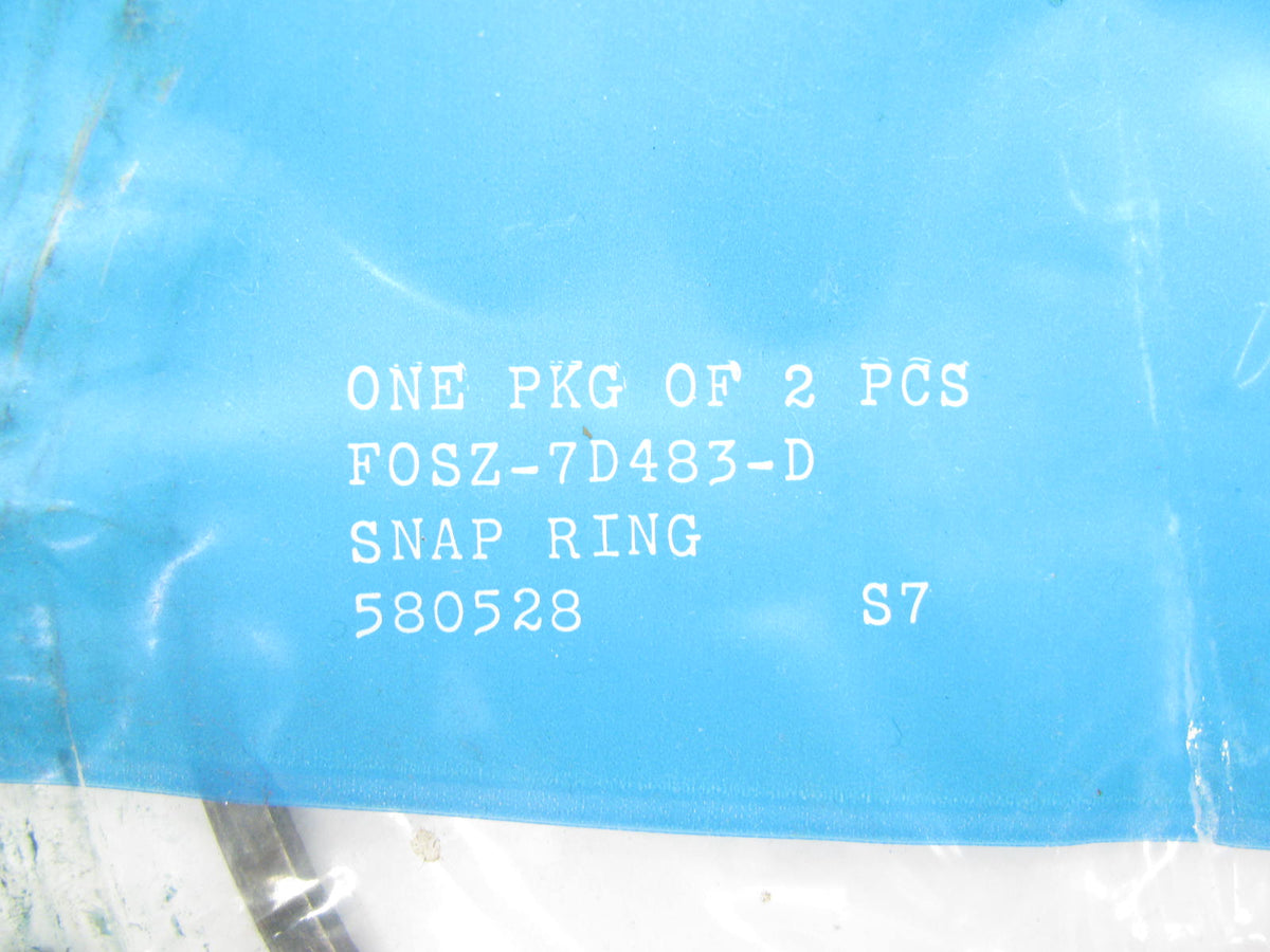 (2) NEW - OEM Ford F0SZ-7D483-D Forward Clutch Snap Ring 0.104'' AOD AODE 4R70W