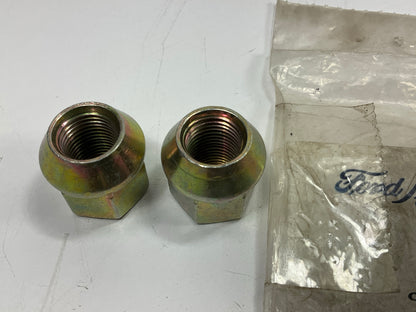(2) NEW - OEM Ford F0TZ-1012-A Wheel Lug Nuts