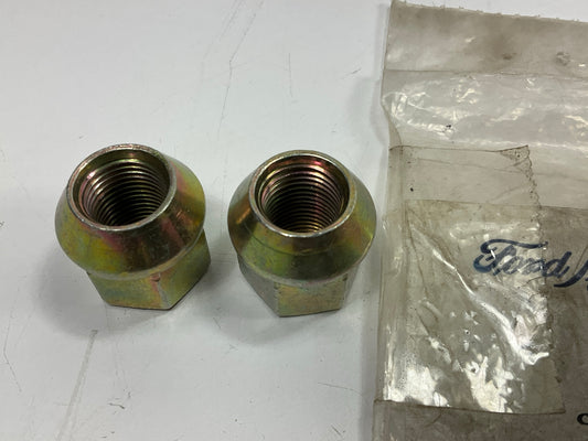 (2) NEW - OEM Ford F0TZ-1012-A Wheel Lug Nuts
