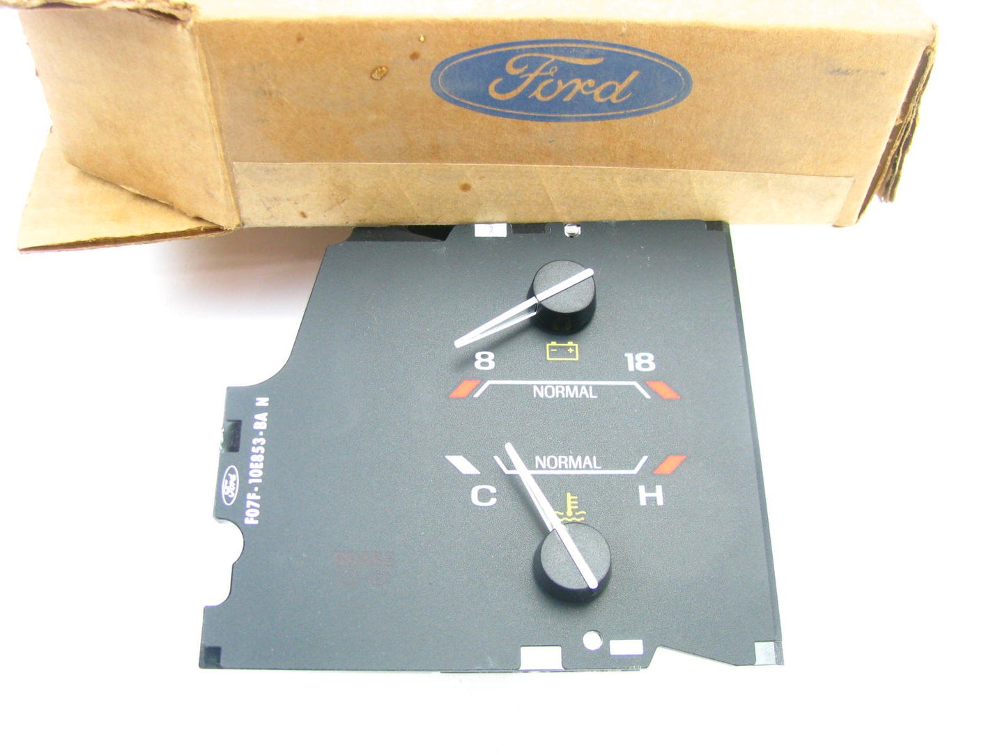 NOS - OEM Ford F0TZ-10883-B Coolant Temp Battery Voltage Gauge 1990-1992 Ranger