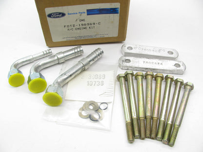 NEW - OEM Ford F0TZ-19B969-C Dealer Installed A/C Installation Kit 1992-94 7.3L