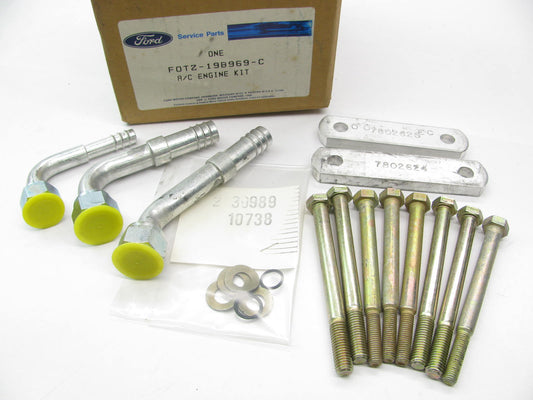 NEW - OEM Ford F0TZ-19B969-C Dealer Installed A/C Installation Kit 1992-94 7.3L