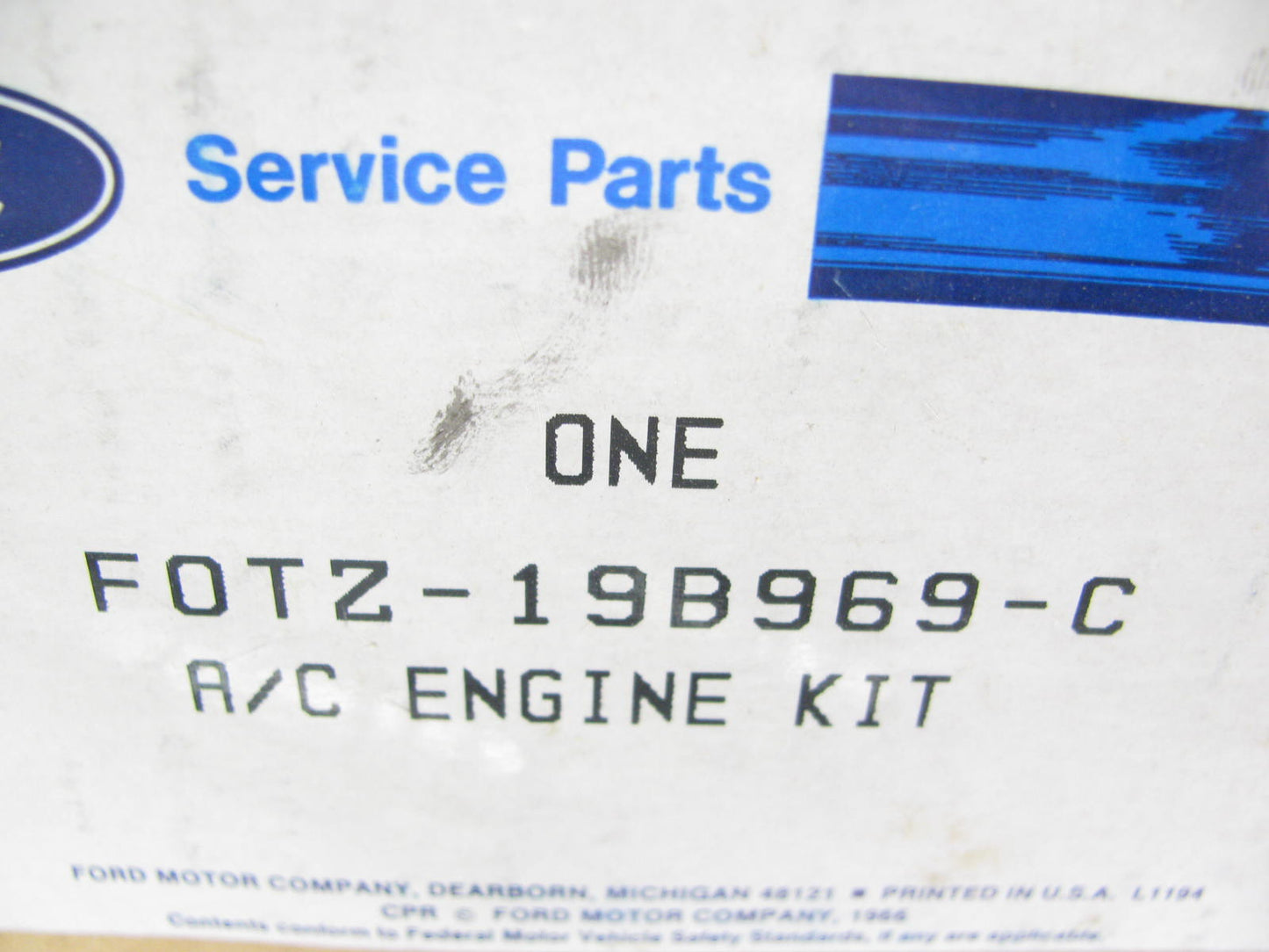 NEW - OEM Ford F0TZ-19B969-C Dealer Installed A/C Installation Kit 1992-94 7.3L