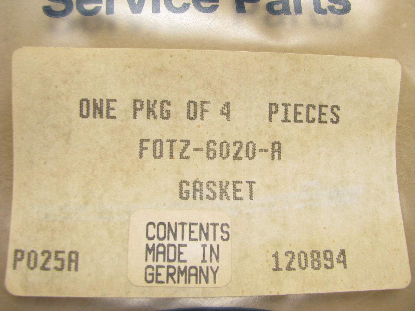 (4) NEW - OEM Ford F0TZ-6020-A Cylinder Front Cover Gaskets 1990-1997 4.0L