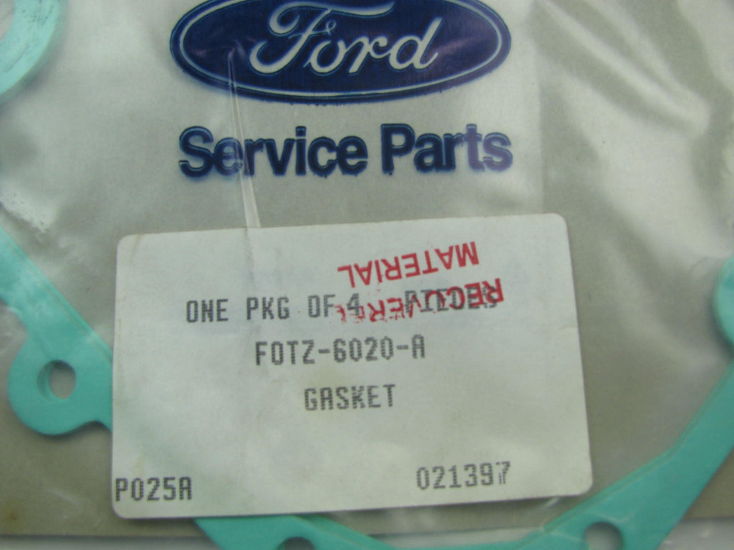 OEM FORD F0TZ-6020-A Timing Front Cover Gasket 1991-1994 Ford Explorer 4.0L V6