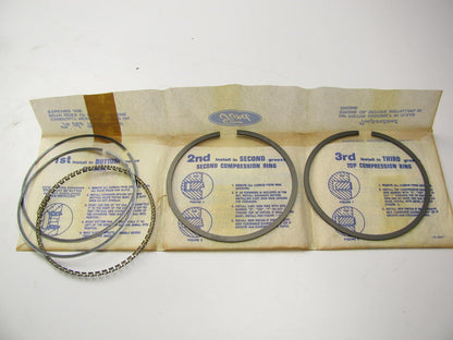 NEW - OEM Ford F0TZ-6148-H Partial Piston Rings - Standard 1986-2000 5.0L-V8