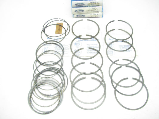 NEW - OEM Ford F0TZ-6148-M Full Piston Ring Set - Standard 1995-2000 4.0L-V6