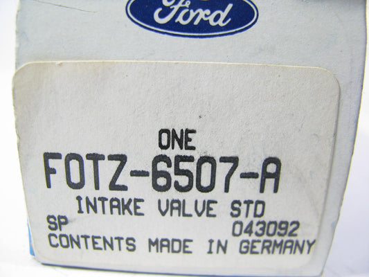 (6) NEW - OEM Ford F0TZ-6507-A Engine Intake Valves Set 1990-2000 4.0L-V6