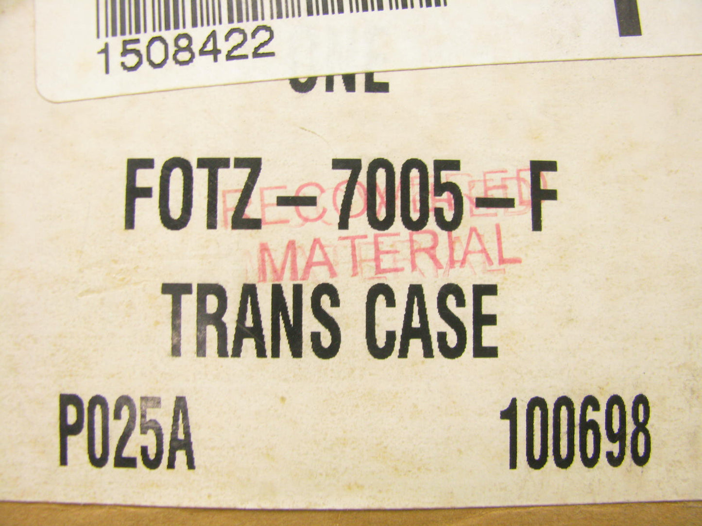 NEW - OEM Ford F0TZ-7005-F A4LD 4.0L Roller Type Sprag Auto Transmission Housing