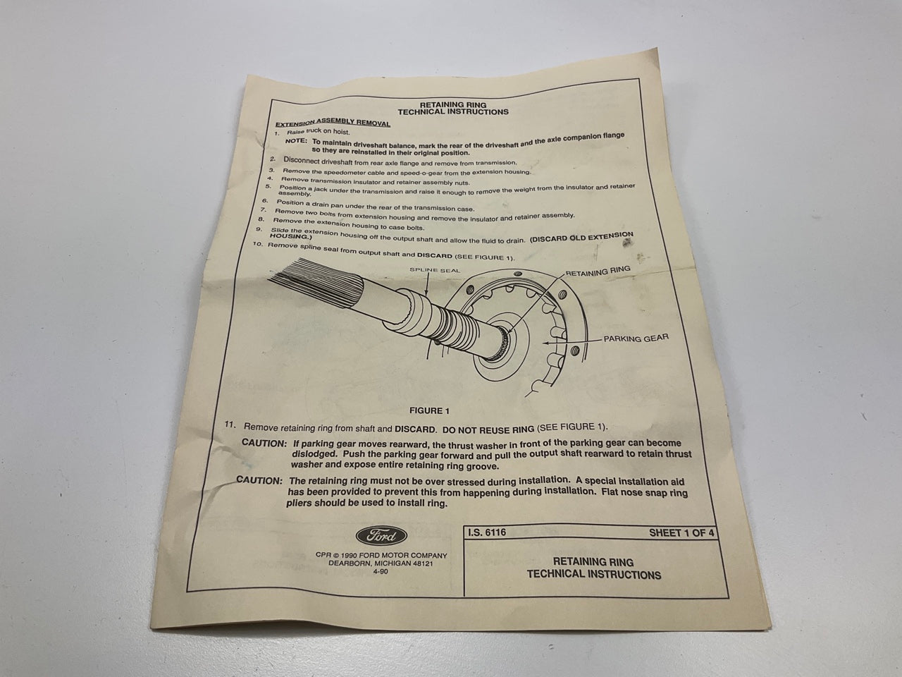 NEW Ford F0TZ-7A040-A Transmission Tail Shaft Housing E4OD 4R100 E9TP-7A040-FA