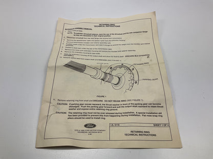 NEW Ford F0TZ-7A040-A Transmission Tail Shaft Housing E4OD 4R100 E9TP-7A040-FA