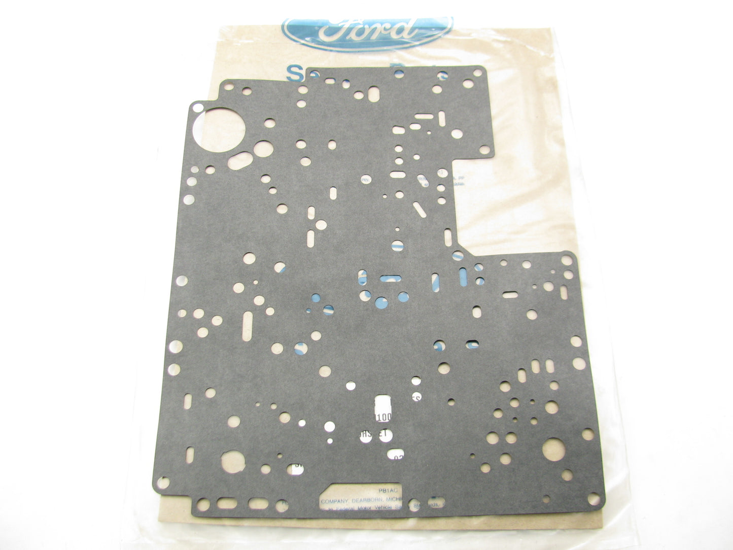 Ford F0TZ-7D100-A Valve Body Spacer Plate Lower Gasket 1990-95 E4OD Yellow .008''