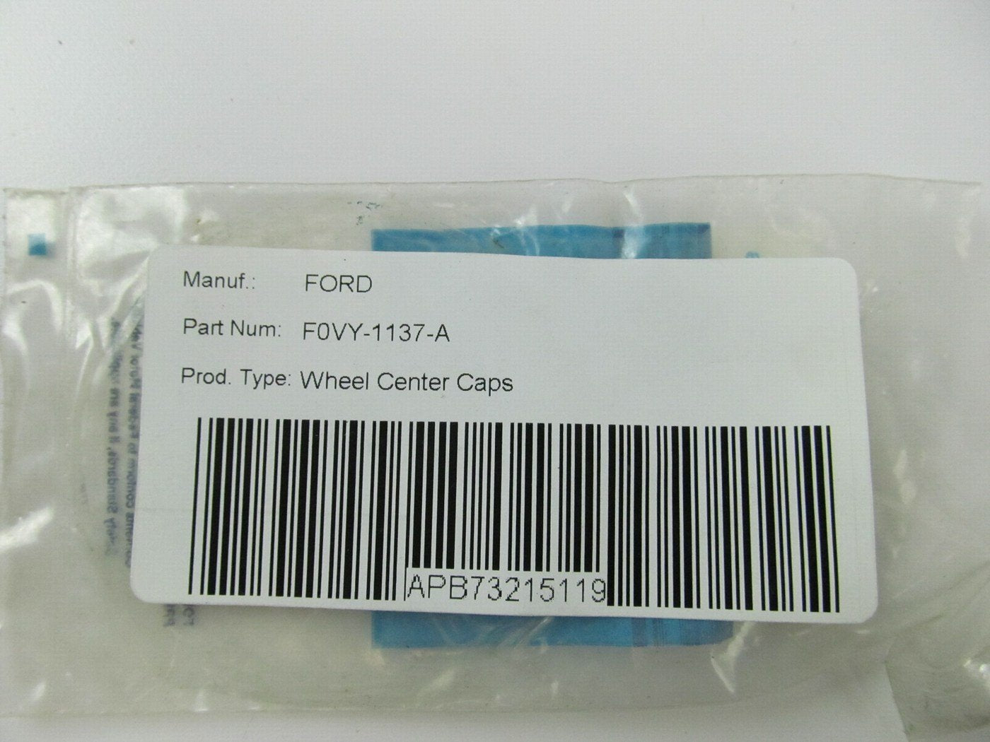 NEW - OEM Ford F0VY-1137-A Wheel Center Cap Applique