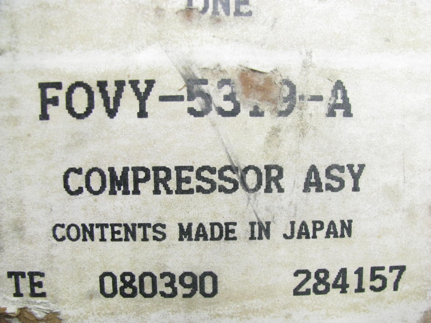 NEW - OEM Ford F0VY-5319-A Suspension Air Compressor 1990-2011 Lincoln Town Car