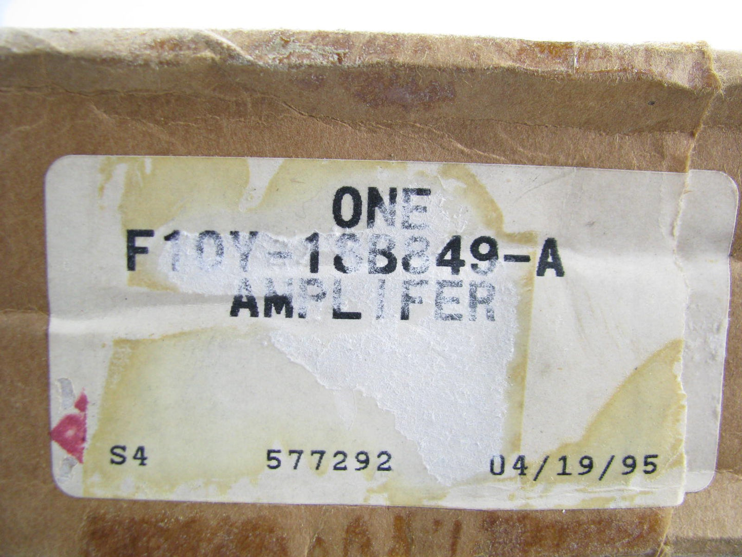 NOS Genuine OEM Ford F10Y-18B849-A Amplifier F20F-18C808-AA  1991-92 Continental