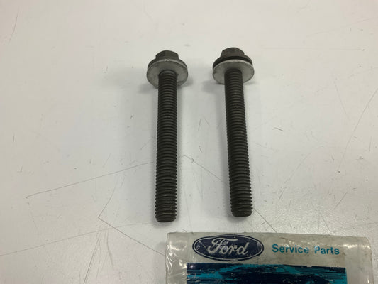 (2) NOS OEM Ford F1AZ-6345-C Crankshaft Main Bearing Cap Bolts