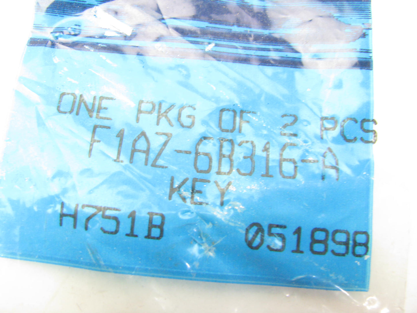 (2) NEW OEM Ford F1AZ-6B316-A Crankshaft Woodruff Key - 4.6L, 5.4L-V8, 6.8L-V10