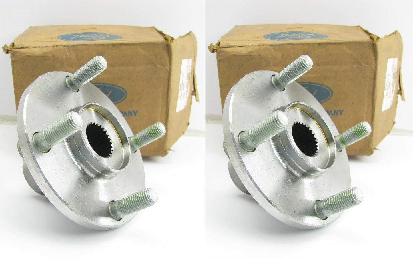 (2) GENUINE OEM Ford F1CZ-1104-B Wheel Hubs - 4-LUG