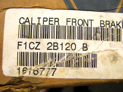 New OEM Ford Front Right Disc Brake Caliper W/ Pads 91-92 Escort, Tracer 13'' Rim