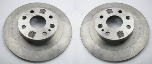 (2) OEM Ford F1CZ-2C026-B Rear Disc Brake Rotors For 1991-2003 Ford Escort