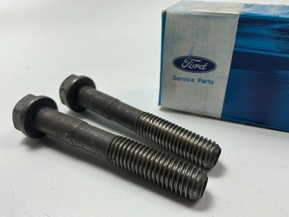 (2) NEW - OEM Ford F1CZ-6345-A Crankshaft Main Cap Bolt 81-04 1.6L 1.9L 2.0L-L4