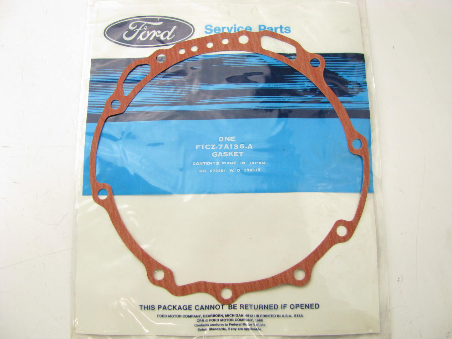 NEW Genuine OEM Ford F1CZ-7A136-A  Transmission Oil Pump Gasket