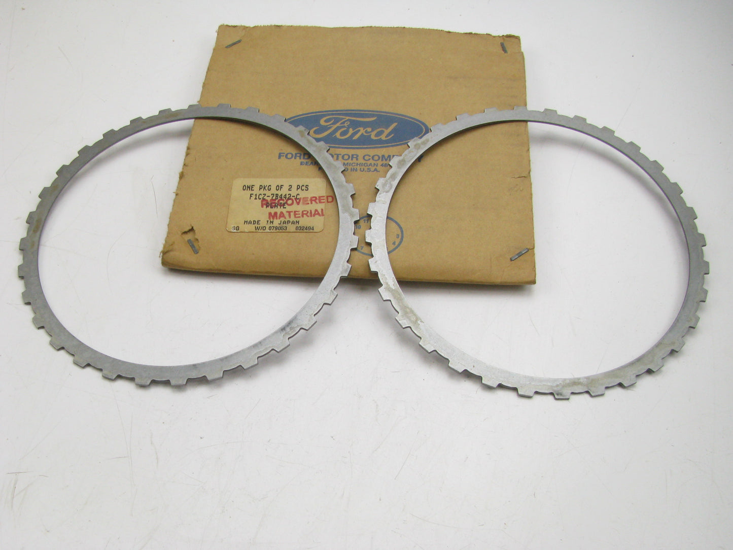 (2) NEW - OEM Ford F1CZ-7B442-C Automatic Trans 3-4 Clutch Plate .062'' F4AEL