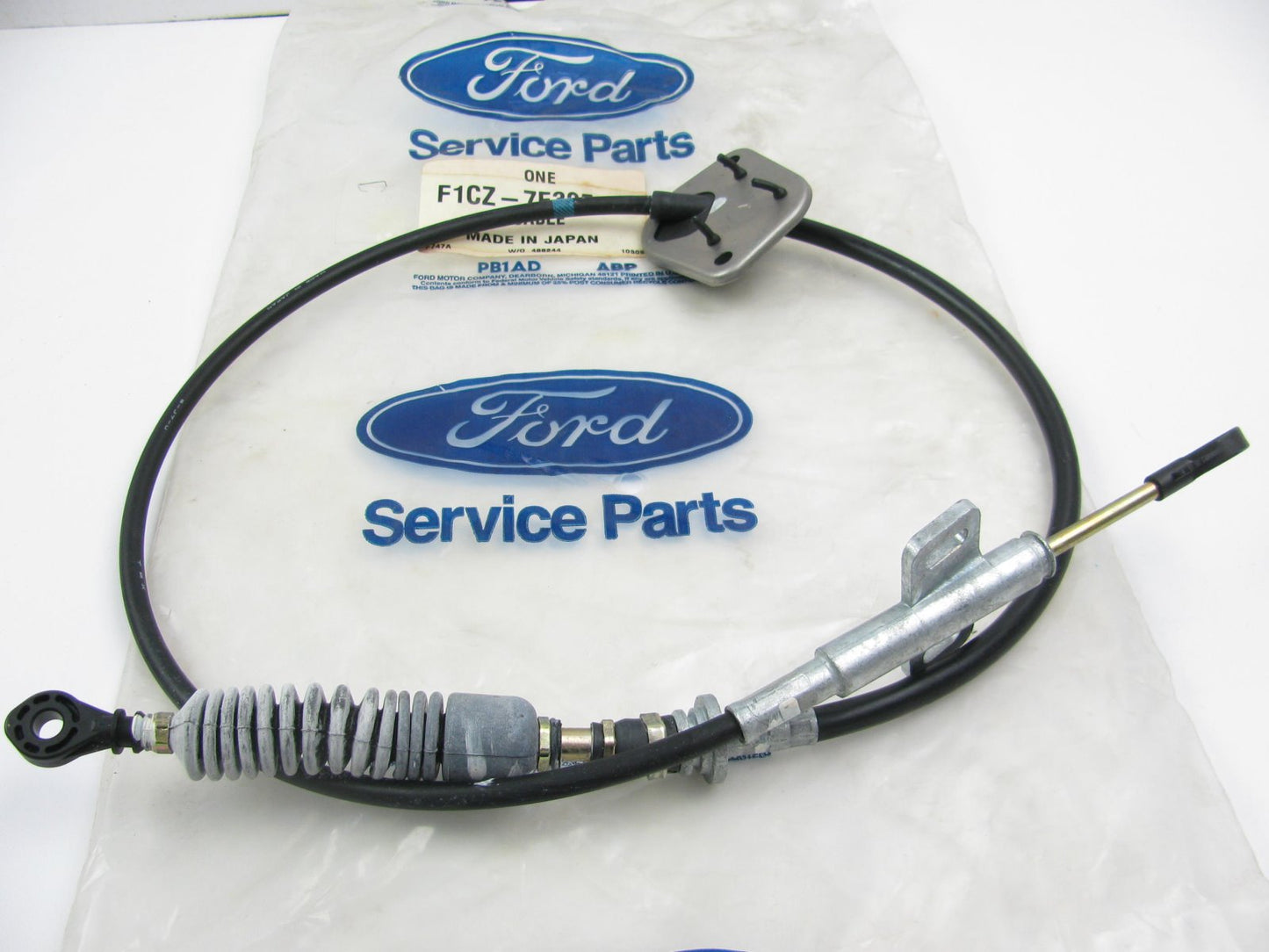 Ford F1CZ-7E395-A Automatic Transmission Shift Cable - 1991-1996 Escort Tracer