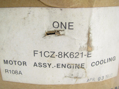 NEW - OEM Ford F1CZ-8K621-E Radiator Cooling Fan Motor 91-92 Escort Tracer 1.9L