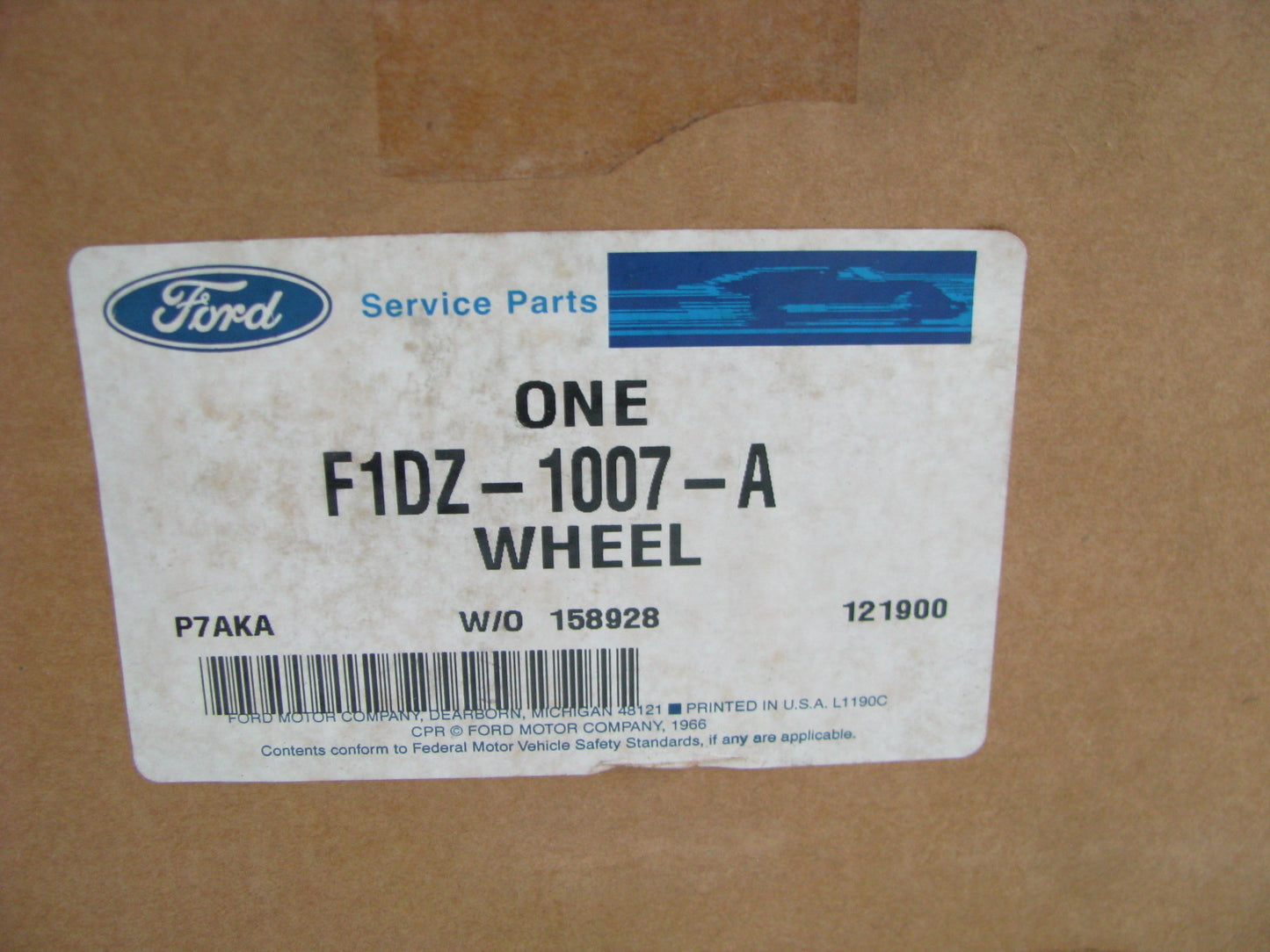 NEW - OEM Ford F1DZ-1007-A 15'' Painted Aluminum Wheel For 1992-1994 Taurus Sable