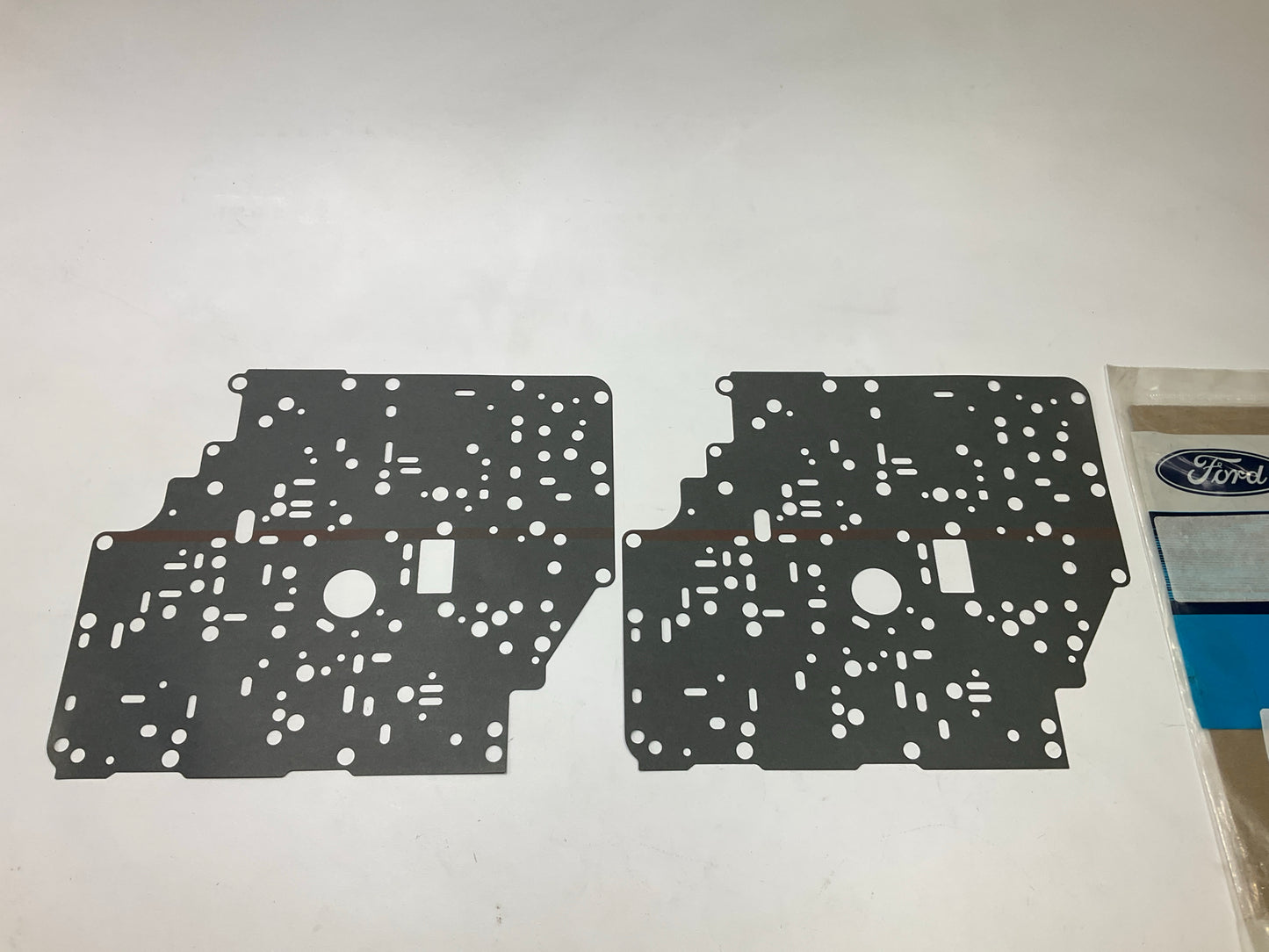 (2) NEW - OEM Ford F1DZ-7D100-A Valve Body Separator Plate Gasket For 91-93 AXOD